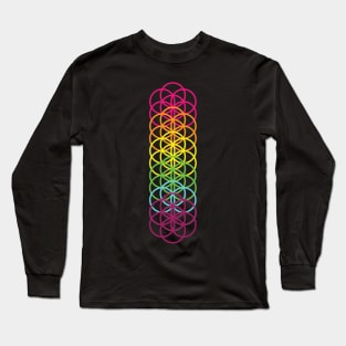 Flower of Life Chakra Long Sleeve T-Shirt